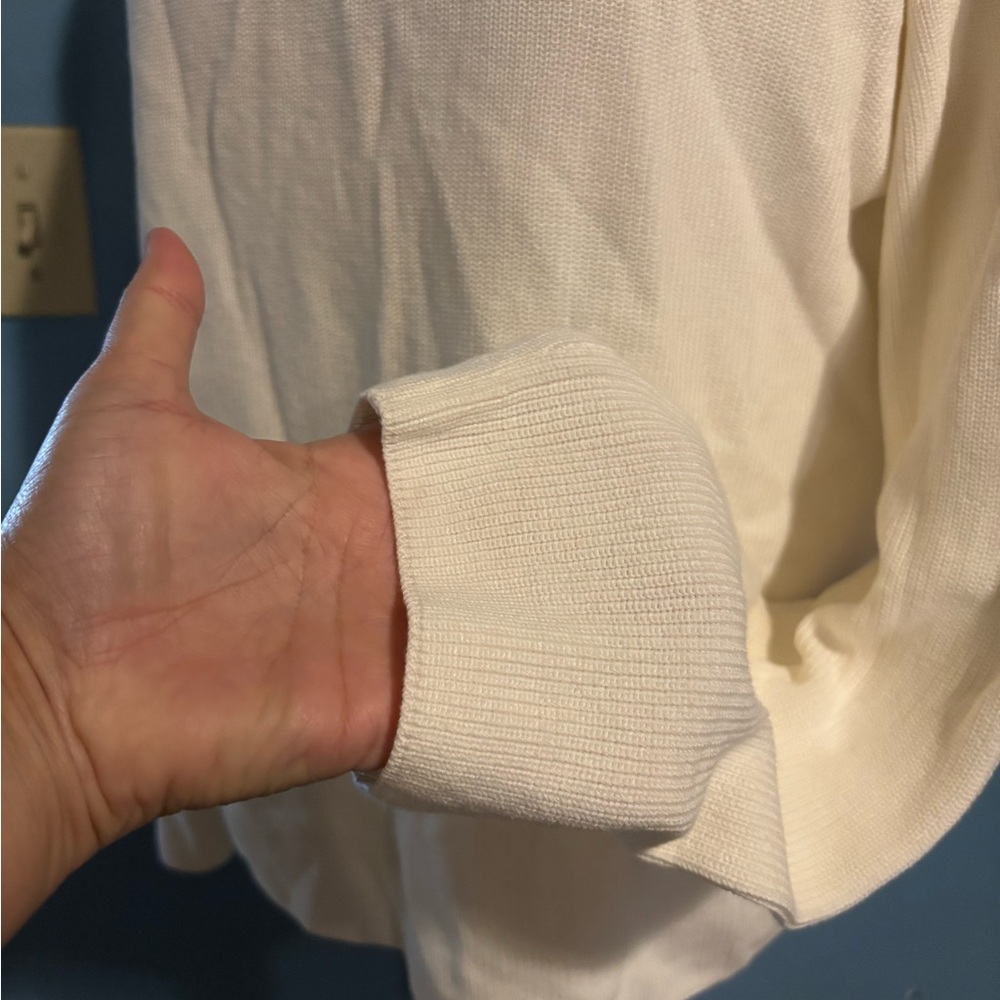 Banana Republic, Cream Colored, Boat Neck, Sweater - Picture 5 of 8
